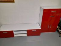 Sideboard Schrank weiß/rot Hochglanz Baden-Württemberg - Freudenstadt Vorschau