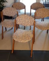 5 Stühle aus Holz mit Stoffbezug Rheinland-Pfalz - Mainz Vorschau