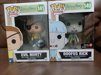 Funko pop Rick and Morty 140 doofus Rick 141 evil morty Bayern - Straßkirchen Vorschau