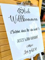 Willkommensschild Fenster Schilder Hochzeit Taufe Deko Verleih Baden-Württemberg - Keltern Vorschau