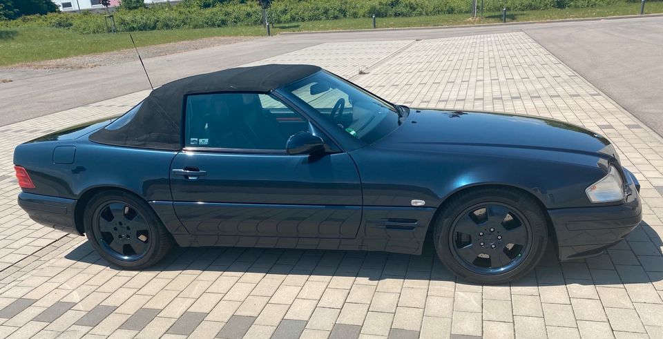 Mercedes SL 320 R129 seltene Farbe Smaragd Schwarz TOP in Heilbronn