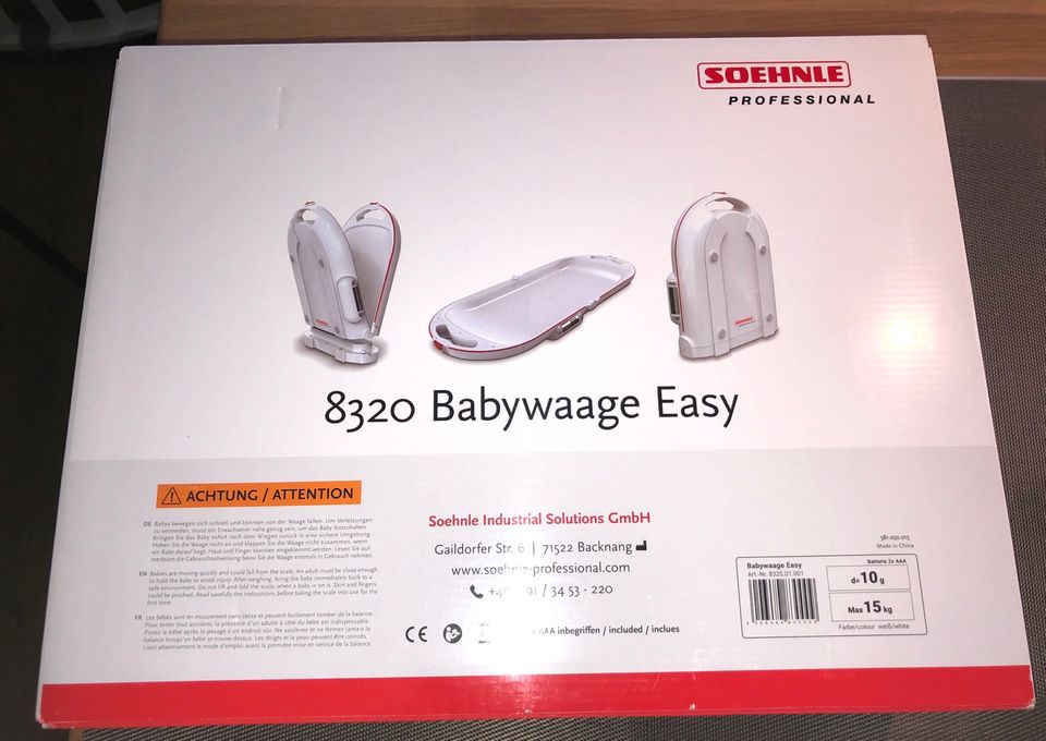 Baby-Standwaage Soehnle 8320 Easy in Taunusstein