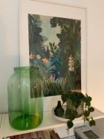 Große grüne Vase Bodenvase, antikes Bindeglas boho Berlin - Pankow Vorschau