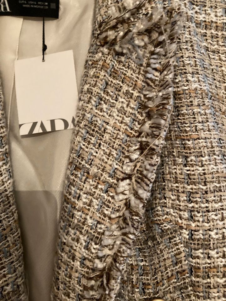 Zara Tweed Blazer neu mit Etikett in Gr. L in Düsseldorf