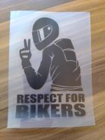 Autoaufkleber "Respect For Bikers" Sachsen-Anhalt - Blankenburg (Harz) Vorschau