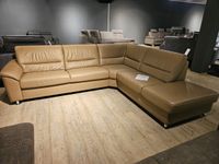 NEU ECHT LEDER Couch Wohnlandschaft Ledersofa nougat Federkern %% Nordrhein-Westfalen - Borken Vorschau