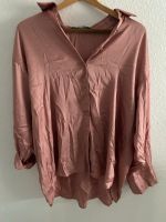 Zara Oberteil Bluse Satin Hemd Gr. M in Rosa Baden-Württemberg - Reutlingen Vorschau