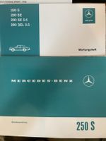 Mercedes 250S Bedienungsanleitung und Wartungsheft - Oldtimer Nürnberg (Mittelfr) - Mitte Vorschau