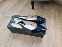 Betty Barclay Lack Slingpumps Ballerina dunkelblau Gr. 40 Niedersachsen - Salzgitter Vorschau