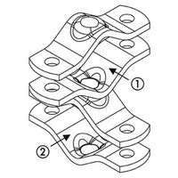 Universal-Querschelle 1/2" - 3/4" (Ø21,3 mm - 26,9 mm), verzinkt Bayern - Landsberg (Lech) Vorschau