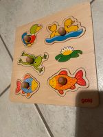 Goki Puzzle Tiere Fische Frösche Baby Kind Steckpuzzel Hessen - Viernheim Vorschau