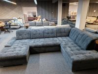 Sofa Couch Multifunktionssofa XXL-Wohnlandschaft U-Form grau mit Schlaffunktion und Bettkasten verstellbarer Sitztiefe Möbel Wurm Niedersachsen - Osnabrück Vorschau