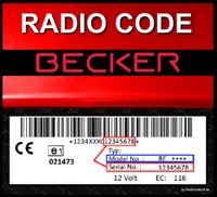 BECKER Code für Autoradio Haman Radio Code Decode über 350 Typen Hamburg-Nord - Hamburg Winterhude Vorschau