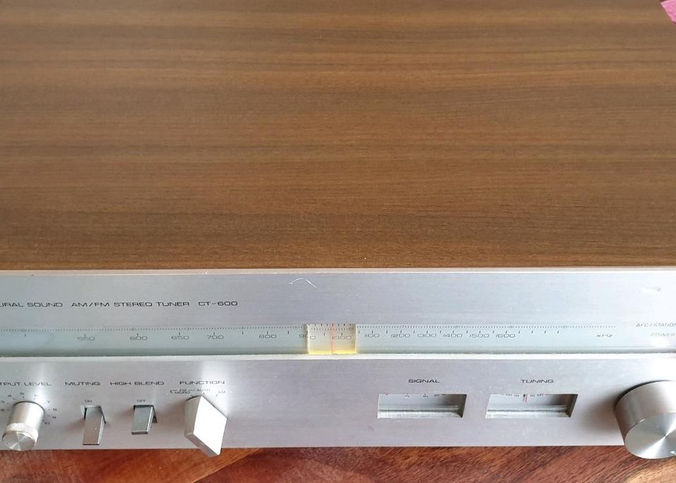 Yamaha CT 600 AM/FM HiFi Stereo Tuner in Holzgehäuse Hamamtsu Jap in Saarbrücken