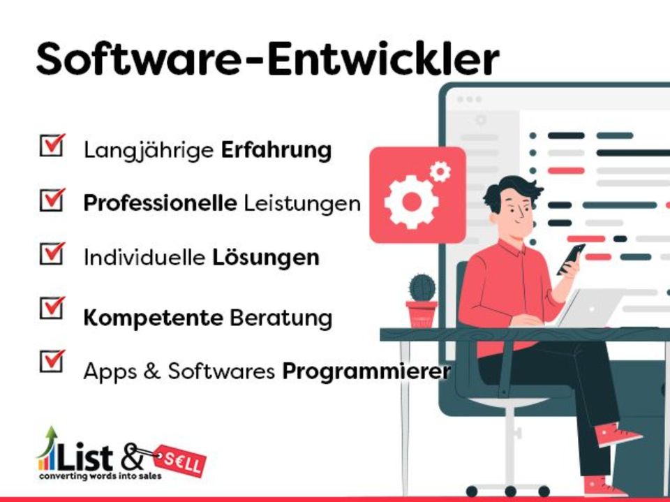 Software-Entwickler Programmierer Application Softwareentwicklung Programmierung Web-Developer IT Profi PHP React JS IOS Android Windows SQL MongoDB | App-Entwickler IOS Android Windows in München