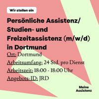 Persönliche Assistenz/ Studien- und Freizeitassistenz in Dortmund Dortmund - Bittermark Vorschau