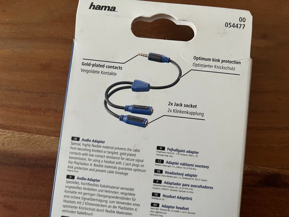 Hama Headset Adapter "Super Soft" für PS4 / PS5 und XBOX in Eschwege