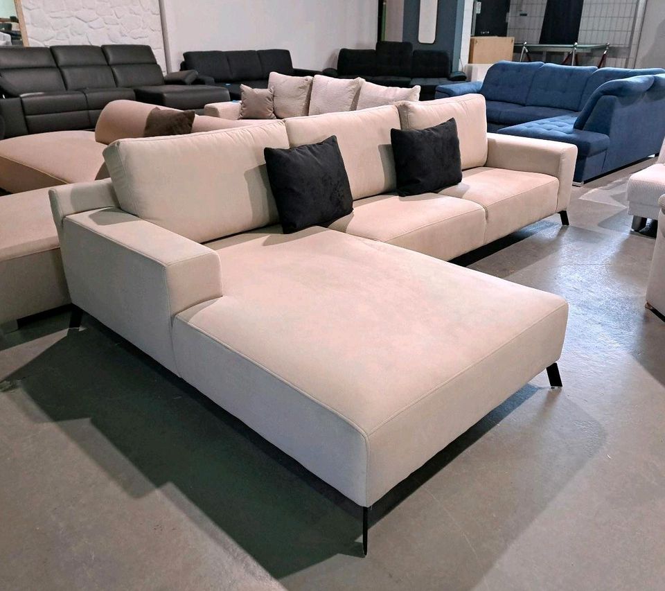 Sofa Couch Garnitur Ecksofa Eckcouch L-Form Polstermöbel Outlet in Sendenhorst