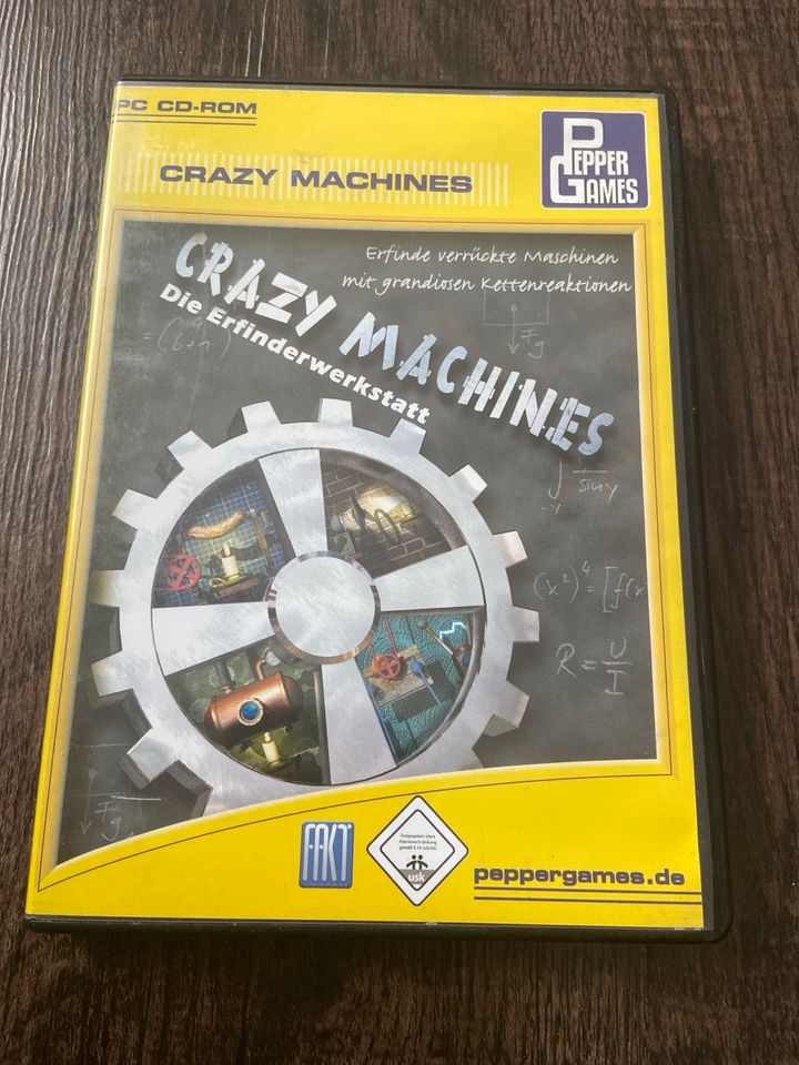 „Crazy Machines - Die Erfinderwerkstatt“ PC-Spiel, CD-ROM in Visselhövede