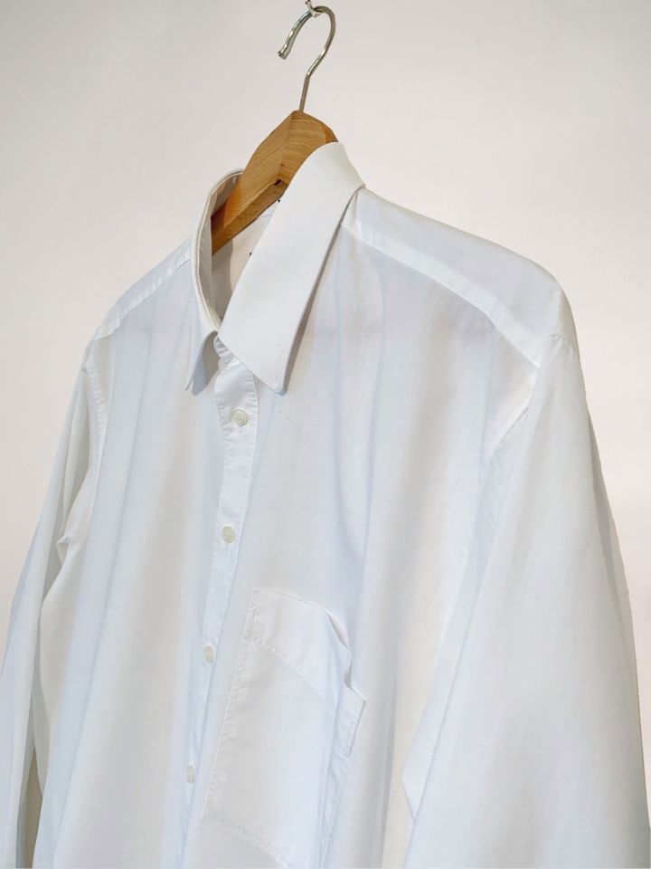 Hemd aus Baumwolle in Weiß, EU 42 - Formtreu in Söhlde