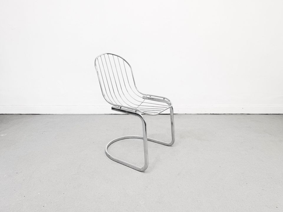 1/4 Gastone Rinaldi Rima Stühle Wire Metall Chairs Gitter Set in Berlin