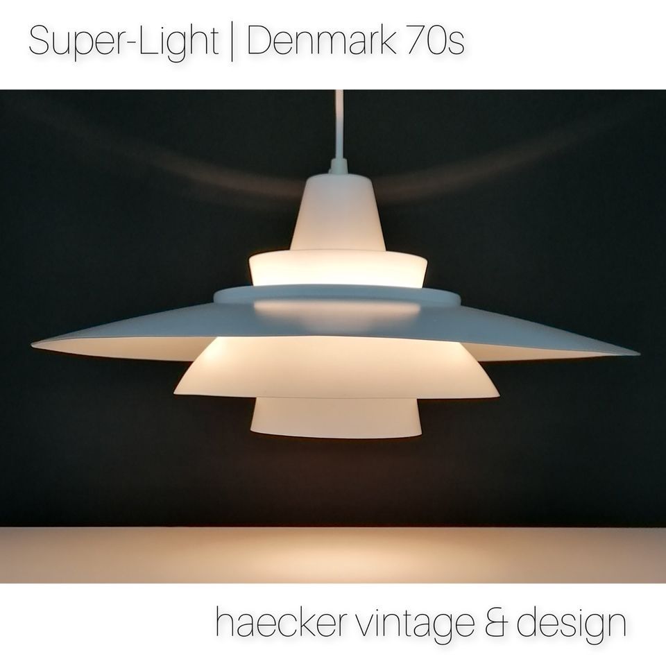 Lampe danish design zu teak midcentury poulsen lyfa retro 70er in Dresden