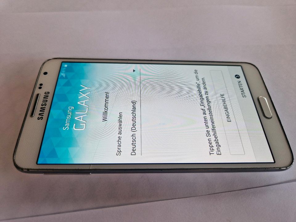 Samsung Galaxy Note 3 Smartphone mit Zubehört Scheibe defekt in Illingen