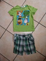 Kombi Toy Story H&M T-Shirt 86/92 kurze grün karierte Hose Benett Nordrhein-Westfalen - Gladbeck Vorschau