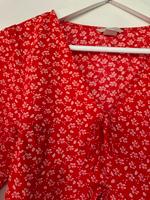 Bluse Langarm rot mit tollen Details Gr 40 von H&M ♥️ Nordrhein-Westfalen - Willich Vorschau