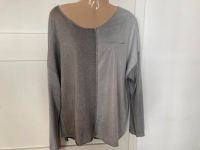 Feiner Chic: Edel-Shirt grau/silber glänzend/glitzernd Hessen - Marburg Vorschau