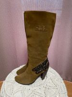 Stiefel für Damen, Replay, Wildleder, Gr. 36, cognac Nordrhein-Westfalen - Witten Vorschau