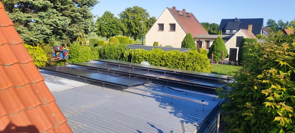 Photovoltaik-Anlage mit Speicher 10,32kW + 10,0kWh Speicher - Module + Wechselrichter + Speicher + Smartmeter + Unterkonstruktion + Montage +Anschluss +  Anmeldung - PV SOLAR in Leipzig