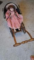 Puppenwagen mit Puppe antik Bayern - Aichach Vorschau