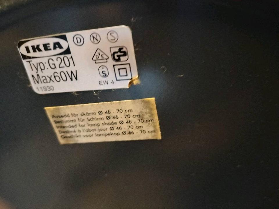 IKEA Stehleuchte Typ G201 - Designklassiker 80/90 Jahre vintage in Lauenburg
