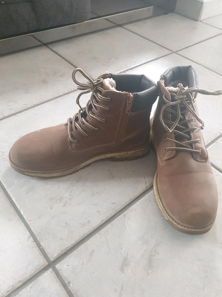 Dockers Halbschuh, braun Leder, Größe 38 in Kleve