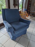 Eleganter Blauer Sessel - Stilvoll und Komfortabel Nordrhein-Westfalen - Eitorf Vorschau