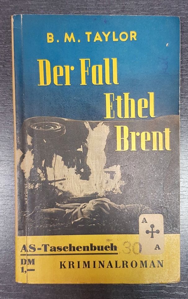 Der Fall Ethel Brent * AS-Taschenbuch Krimi Alfons Semrau Verlag in Dresden