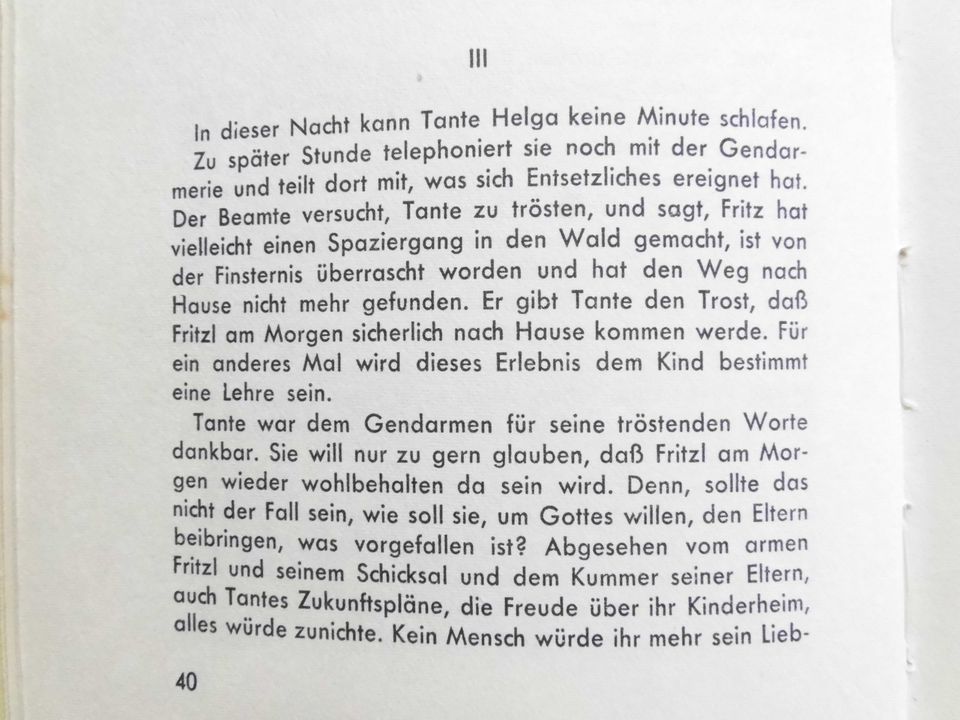 „Helga in 1000 Nöten“ ( Kinderbuch 1949) in Möllenbeck