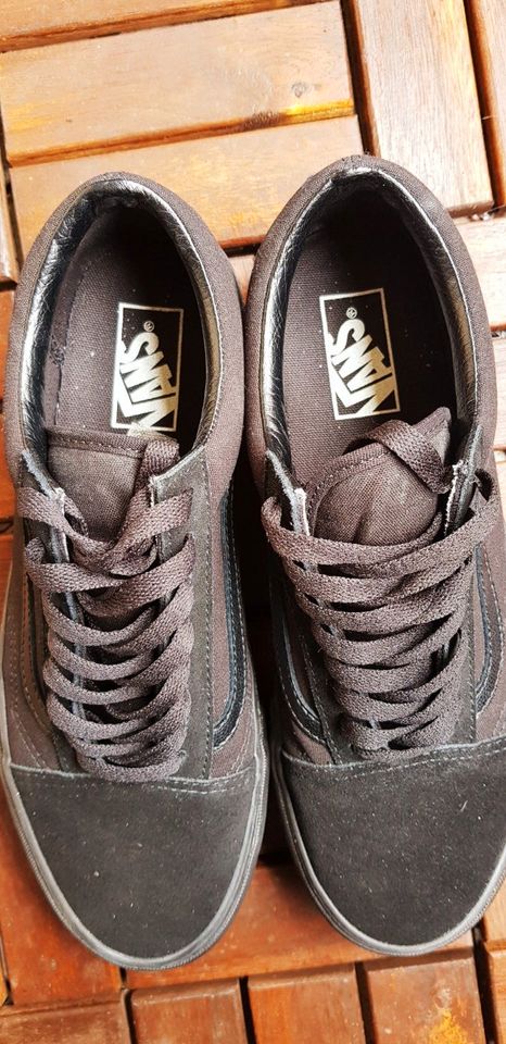 Schwarze Vans Old Skool Platform - Sneaker low 42 in Dorsten