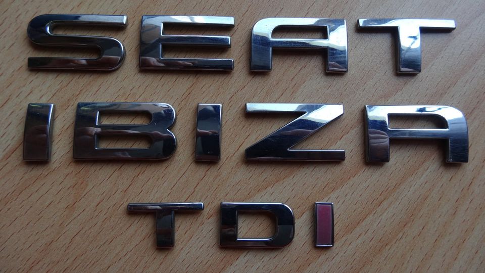 Seat Ibiza TDI, Leon, Toledo - Auto-Embleme in Norderstedt