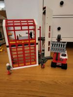 Feuerwehrstation mit Feuerwehrwagen von Playmobil Nordrhein-Westfalen - Willich Vorschau