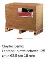 Claytec Lemix Lehmbauplatte schwer 16mm Bayern - Petting Vorschau