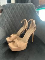 Beige Nude High Heels Plateau 38 Friedrichshain-Kreuzberg - Friedrichshain Vorschau