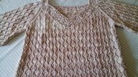 DAMENPULLOVER Gr. 38 HANDGESTRICKT 100% Baumwolle beige Schleswig-Holstein - Norderstedt Vorschau