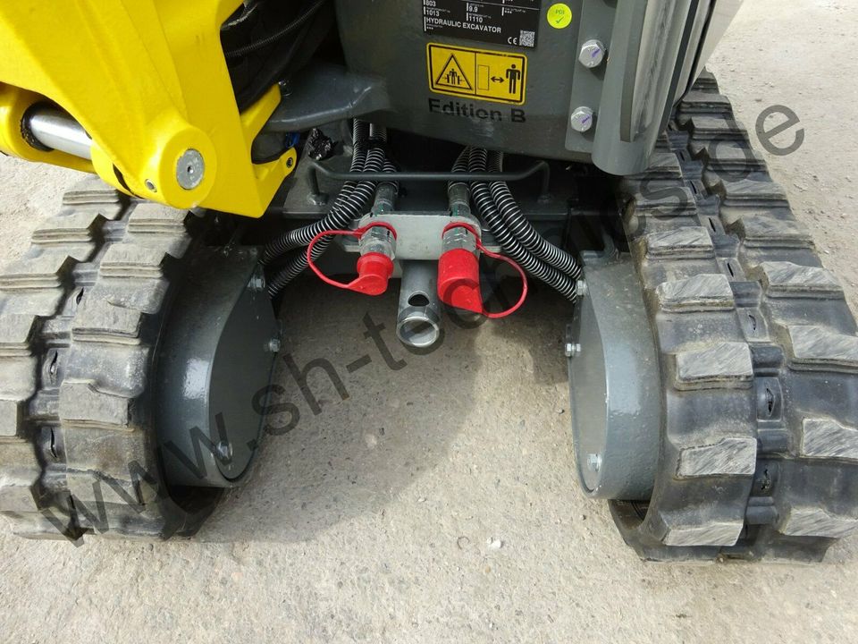 Wacker Neuson Minibagger 1,0t Mikrobagger Kettenbagger mieten in Königswalde