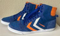 Hummel  Sneaker Slimmer Canvas High blau/ orange/ weiß Gr.43 Hamburg-Nord - Hamburg Hohenfelde Vorschau