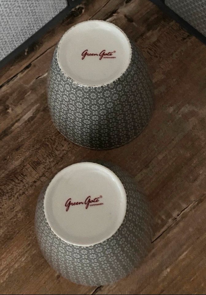 Greengate Geschirr Set 4teilig Latte Cup & Teller je 2x NEU !! in Leichlingen