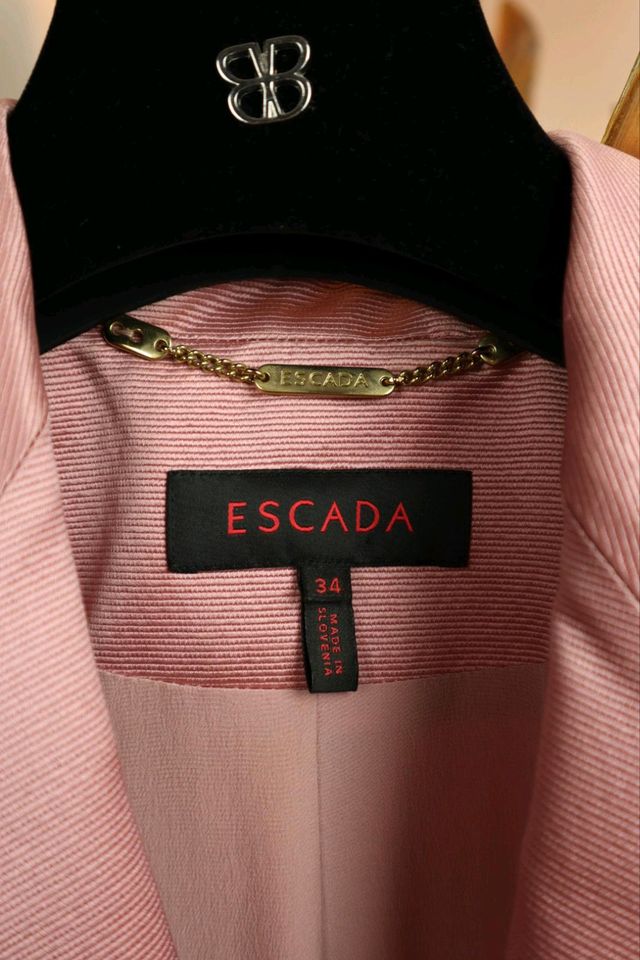 Escada Seidenmantel rosa Eickhoff Seidenkleid 80er 90er in Düsseldorf