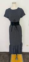 Damenkleid, Gr. 38, marineblau-weiß, neu mit Etikett Osterholz - Blockdiek Vorschau