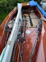 Sehr schön gepflegtes Segelboot Olympiajolle GER 1268 mit Trailer Berlin - Karlshorst Vorschau